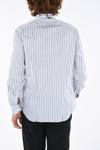 Tattersall Checkered Shirt with Button-down Collar