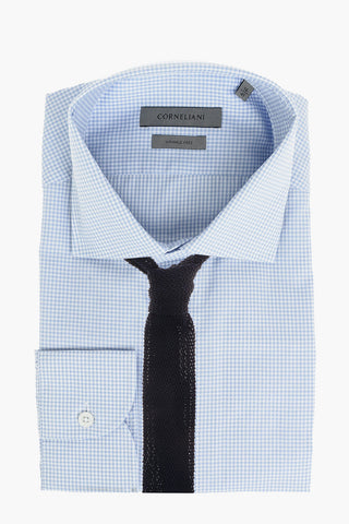 Gingham Checkered Wrinkle Free Shirt with Standard Collar