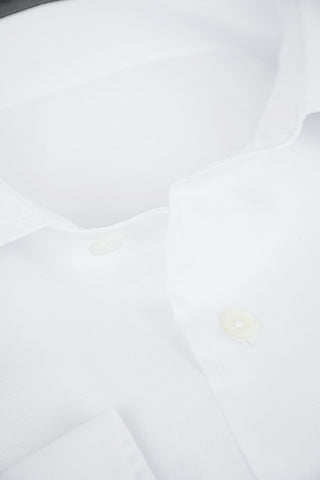 Poplin Cotton Shirt with Standard Collar