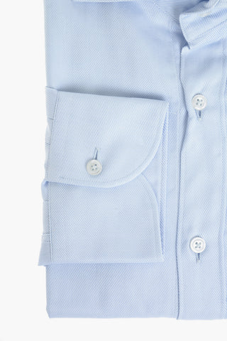 CC COLLECTION Twill Cotton Shirt with Classic Collar