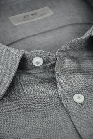 CC COLLECTION Cotton Shirt with Classic Collar
