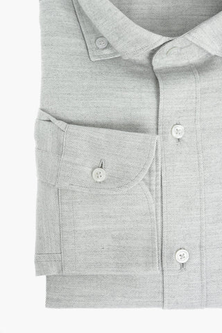 CC COLLECTION Camicia in Cotone Herringbone con Taschino