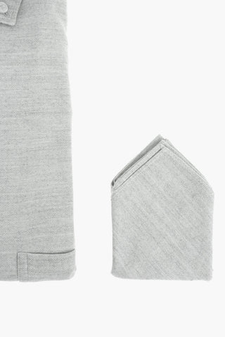 CC COLLECTION Camicia in Cotone Herringbone con Taschino