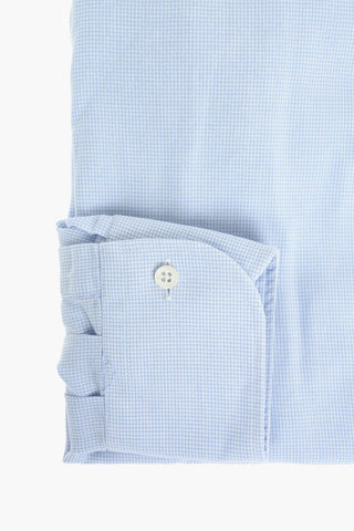 Camicia in Cotone ICE con Motivo Pied de Poule