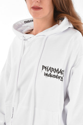 Felpa Hoodie con maxi tasca a toppa