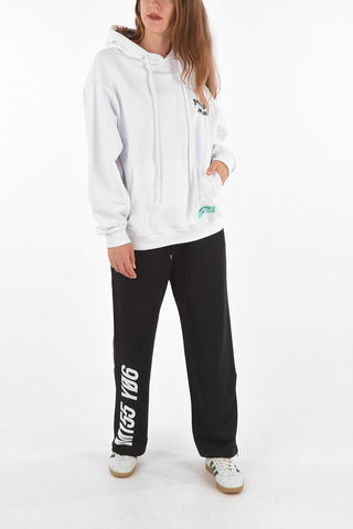 Felpa Hoodie con maxi tasca a toppa