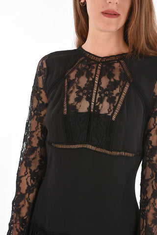 COUTURE Vestito JANINE con Maniche e Dettagli in Pizzo