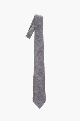 solid color herringbone tie