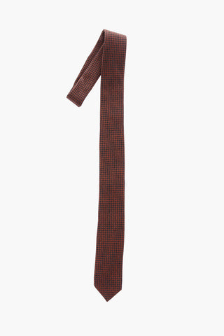 CC COLLECTION polka dots wool and silk tie