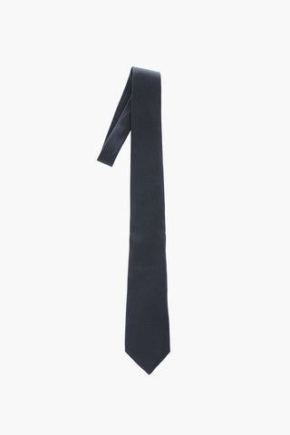 polka dots silk tie