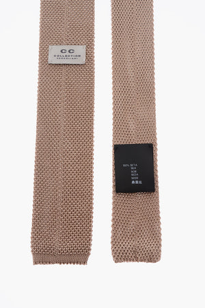 CC COLLECTION 솔리드 실크 타이