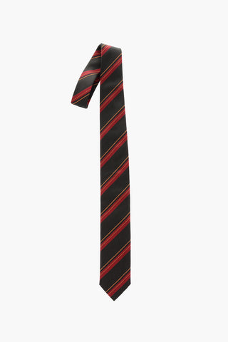 CC COLLECTION regimental striped silk tie