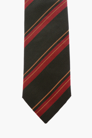 CC COLLECTION regimental striped silk tie