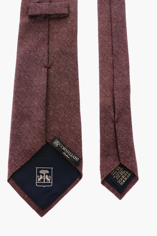 wool and silk Herringbone tie