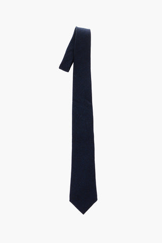 solid color wool and silk tie