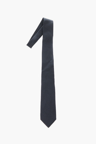printed silk tie