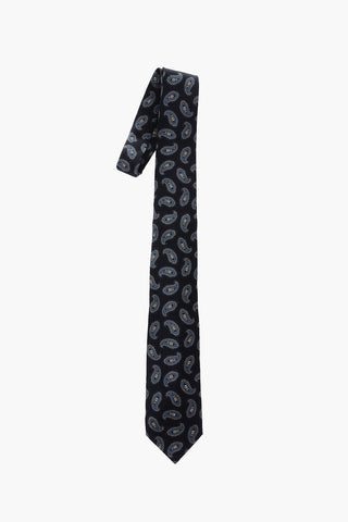 cravatta motivo Paisley in seta
