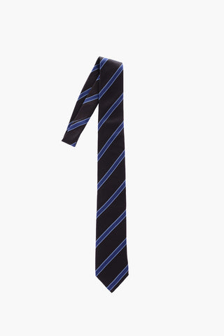 regimental striped silk tie