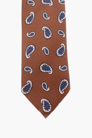 cravatta fantasia paisley in seta