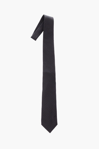 printed silk tie
