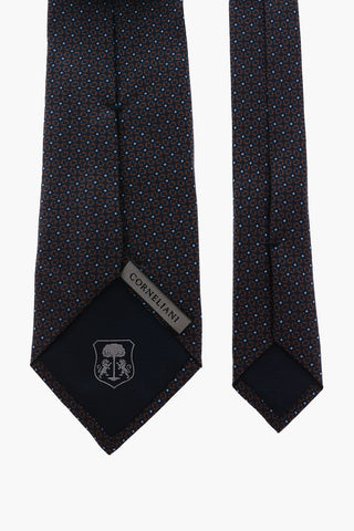 printed silk tie