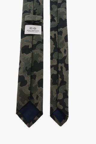 CC COLLECTION camouflage slim tie