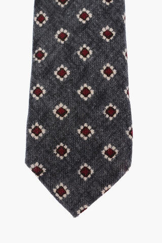 CC COLLECTION printed wool tie