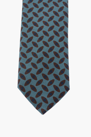 printed two-tone tie
