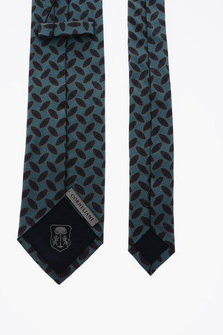 printed two-tone tie