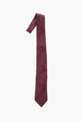 printed silk tie