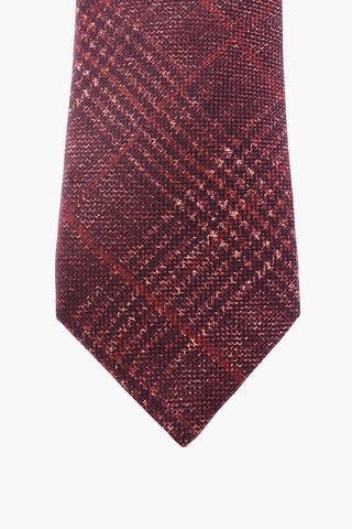 printed silk tie