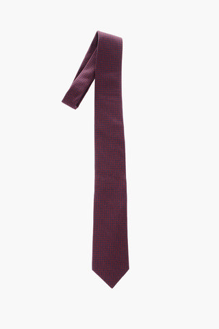 polka dots silk tie