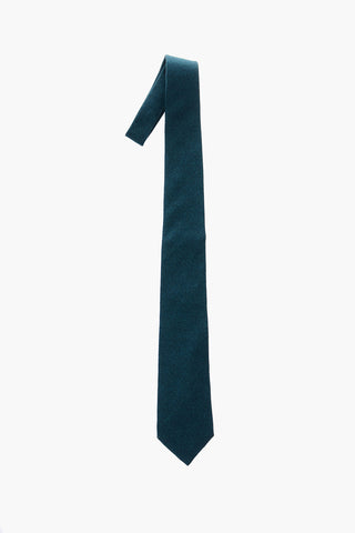 solid color wool and silk tie