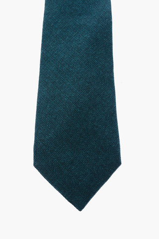 solid color wool and silk tie