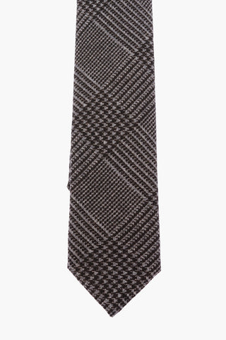 CC COLLECTION Houndstooth Motif tie