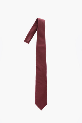 solid color silk tie