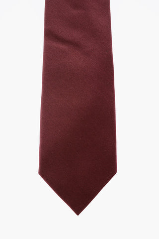 solid color silk tie