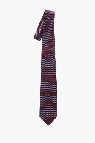 printed silk kipper tie