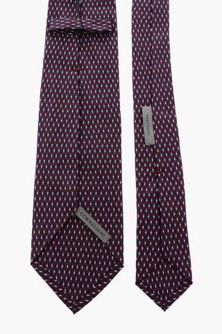 printed silk kipper tie