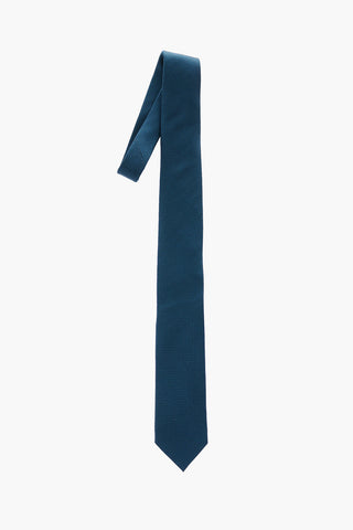 pin dots silk tie