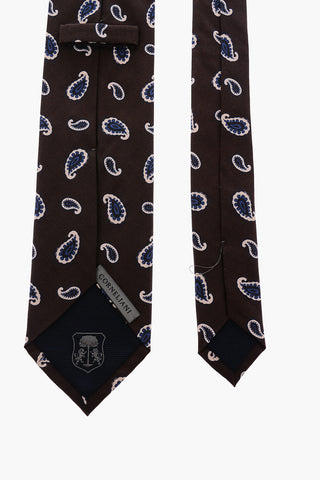 Paisley patterned kipper tie