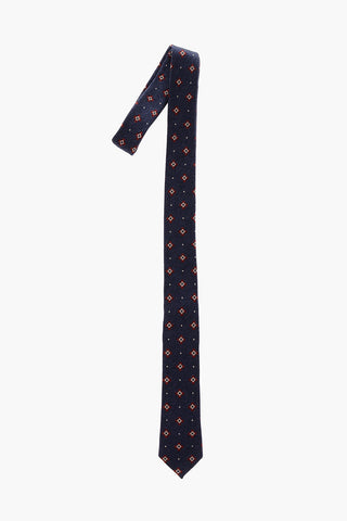 CC COLLECTION embroidered kipper tie