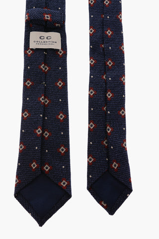 CC COLLECTION embroidered kipper tie