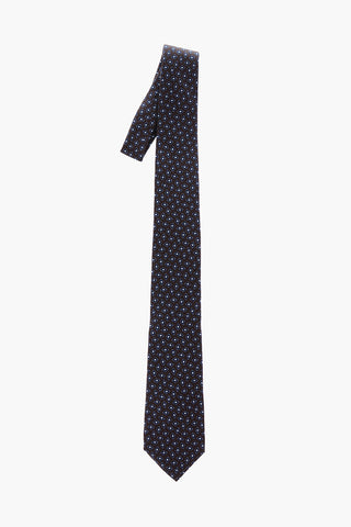 two-tone silk tie
