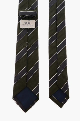 CC COLLECTION regimental striped kipper tie