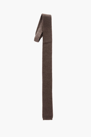 solid color silk and cashmere tie