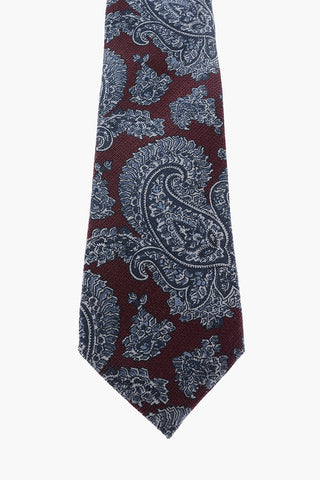 paisley patterned kipper tie