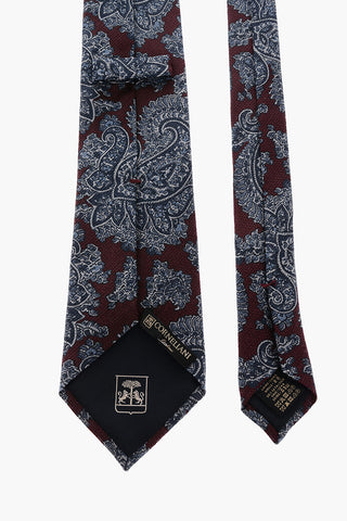 paisley patterned kipper tie