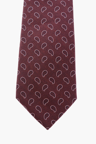 Paisley patterned kipper tie