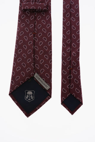 Paisley patterned kipper tie